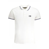 Cavalli Class White Cotton Polo Shirt -   -  Cavalli Class.